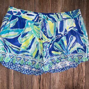 Lilly Pulitzer Katia Shorts -Size Small- Blue High Tide
